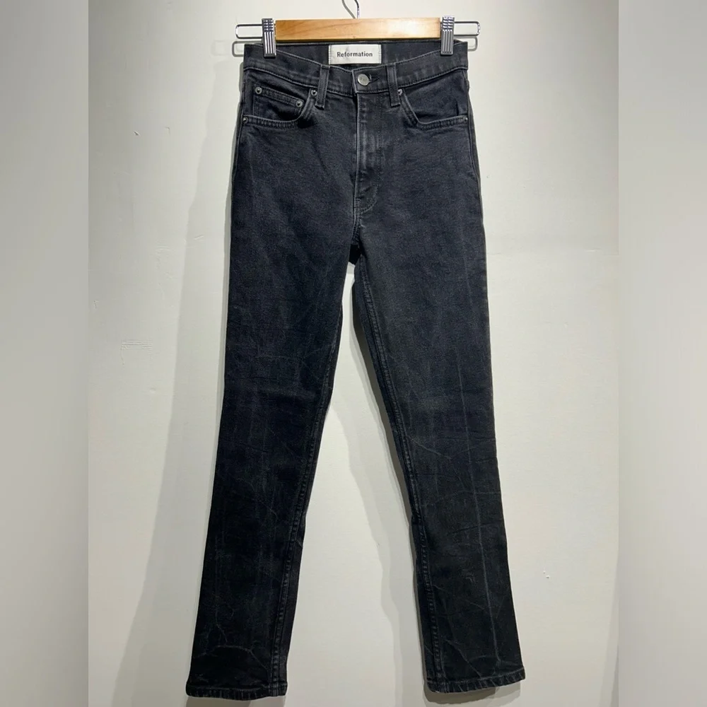 🌿Reformation Liza High Rise Straight Jeans - Picture 2 of 7